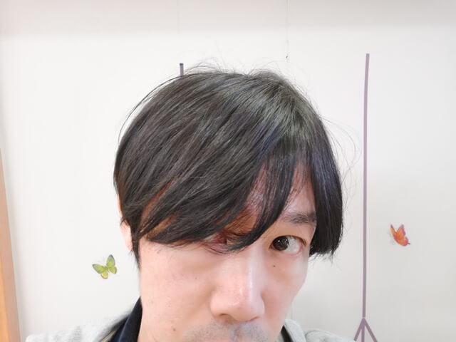 ミルクワックスで仕上げたトランクスヘア