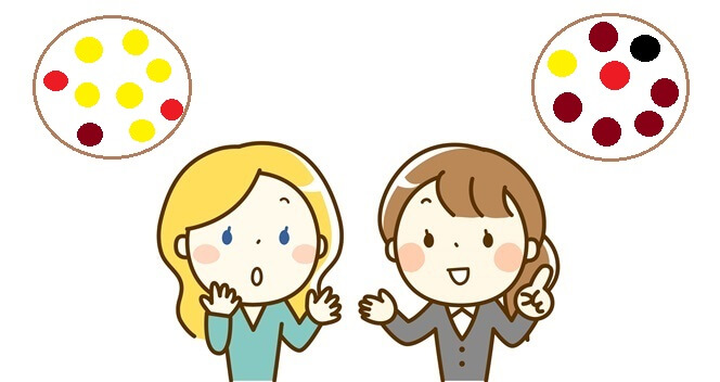 金髪と黒髪の色素の違い