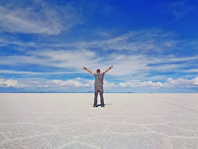 ウユニ塩湖の写真