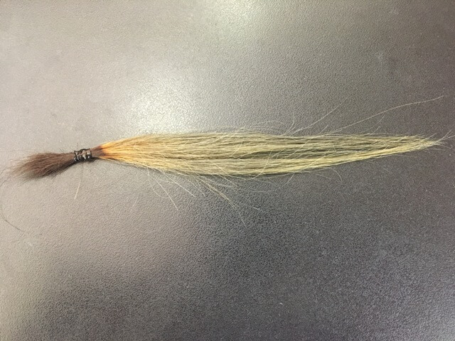マットアッシュブリーチ3回の髪の毛の写真
